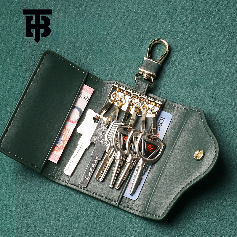 TB BHULAMTE New Key Bag Protective Case Card Bag 2-in-1 Free Shipping Designer Luxury Women's Car Mini Storage Key Bag Men's Wallet Handbag