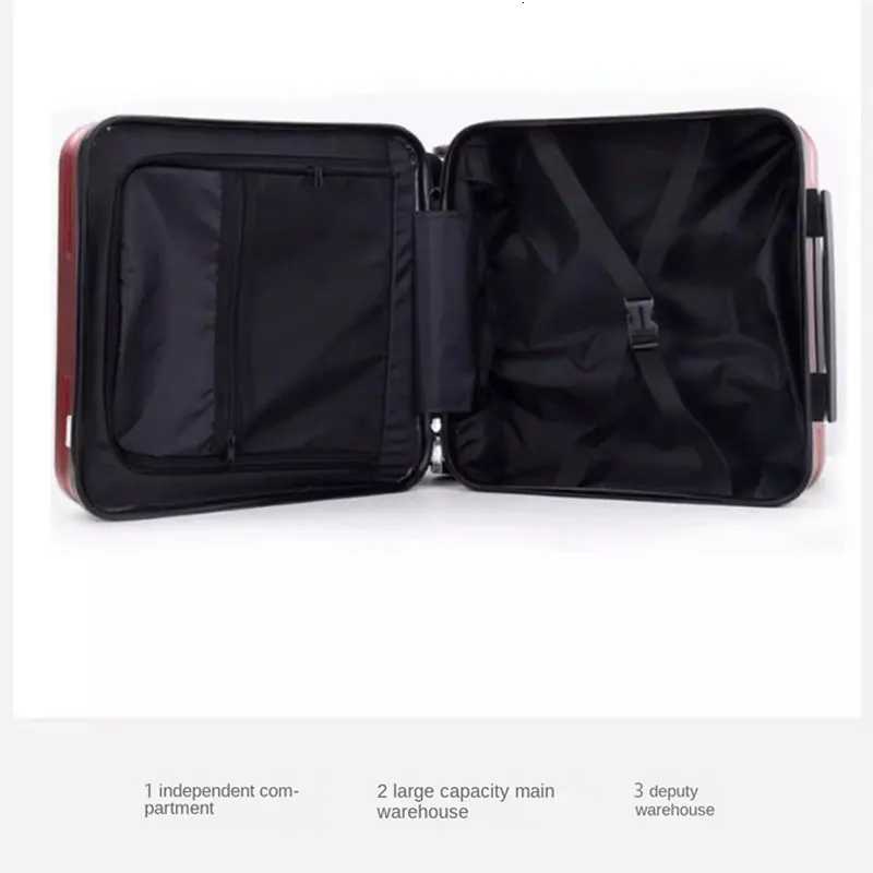 Business Luggage Can Board 20 Free consignment Advanced Suitcase Zipper Female Travel Box Computer Compartment Password Lock Z250905