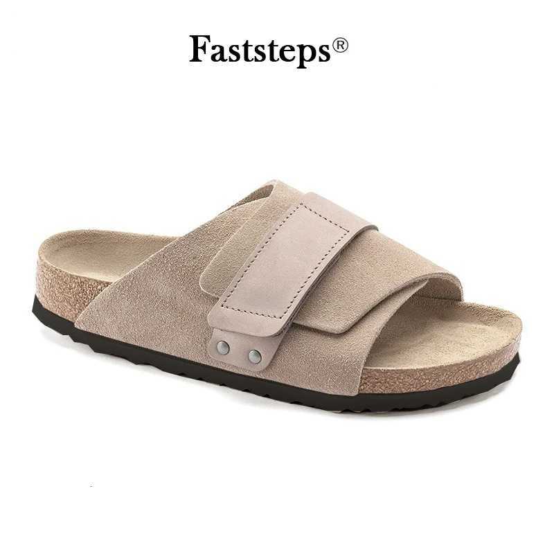 Briken stock Outdoor High Quality Suede Clogs Sandals Soft Fashion Brand Design Leather Mule Clog Shoes for Women Men W250905