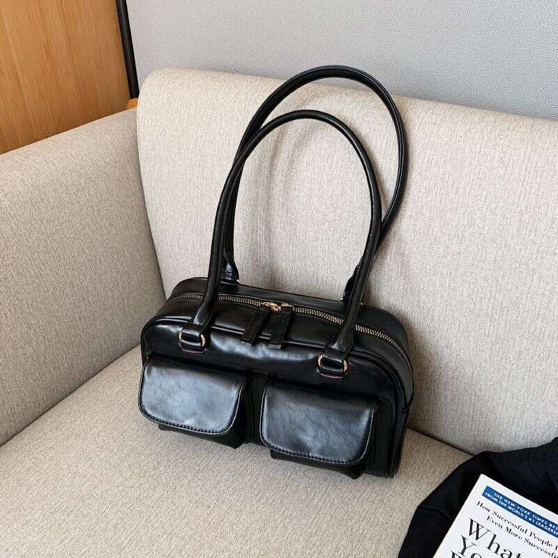 Korean Version Women's Bag 2024 New Style Large Capacity Leisure College Student Class Commuting Single Shoulder Handbag