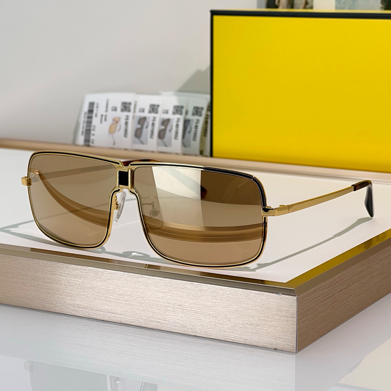 Designer Sunglasses For Women Men Fashion Metal Square Eyewear 40195 Luxury Sunglasses Outdoor Goggles UV400 Protection Glasses With box