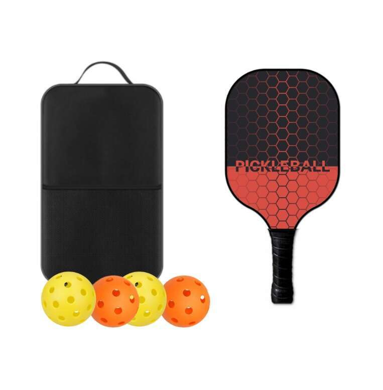 Indoor Outdoor Training Entertainment Fiberglass Pickleball Glass Fiber Pickle Hole Paddle Carbon fiber pickleball paddle