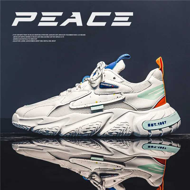 2024 Fashion and Comfortable Mesh Breathable Outsole Shoes Summer Hot Sale Mens Casual Shoes Thick Bottom Breathable Sneakers Z250905