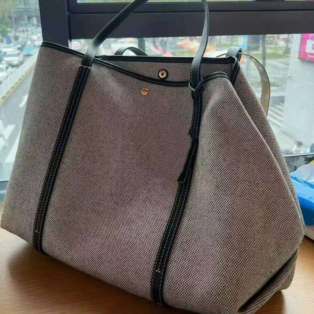 Canvas Designer Handbags Large Capacity Shoulder Bag 2025 Summer New Fashion Bags for WomenShopping storage bag