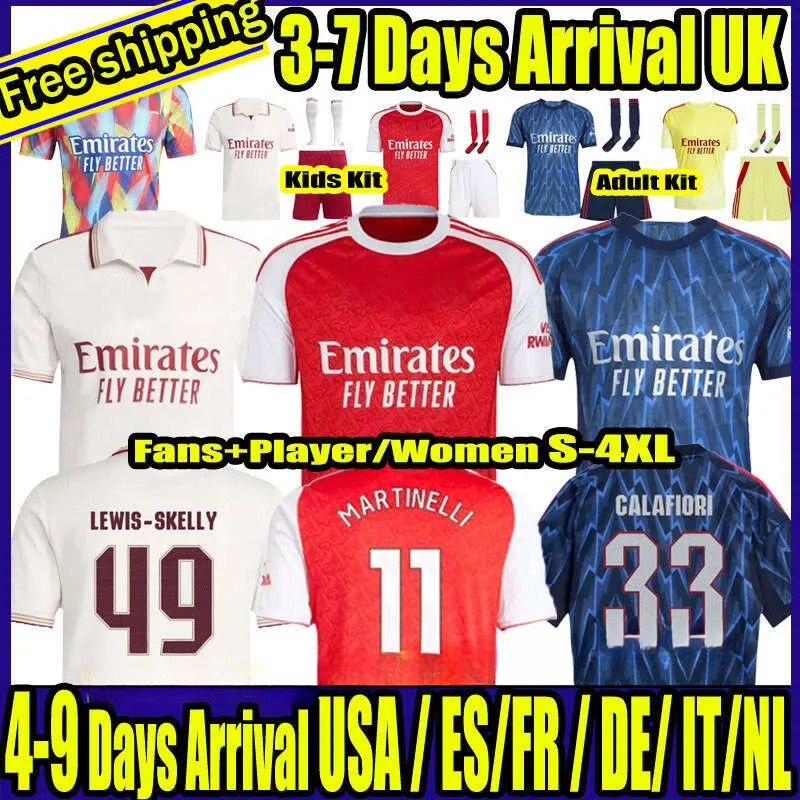 25 26 SAKA soccer jerseys Fans Player MARTINELLI 2026 football shirt Men Kids kit ODEGAARD Nwaneri SALIBA RICE HAVERTZ WOMAN CALAFIORI Lewis Skelly RAYA