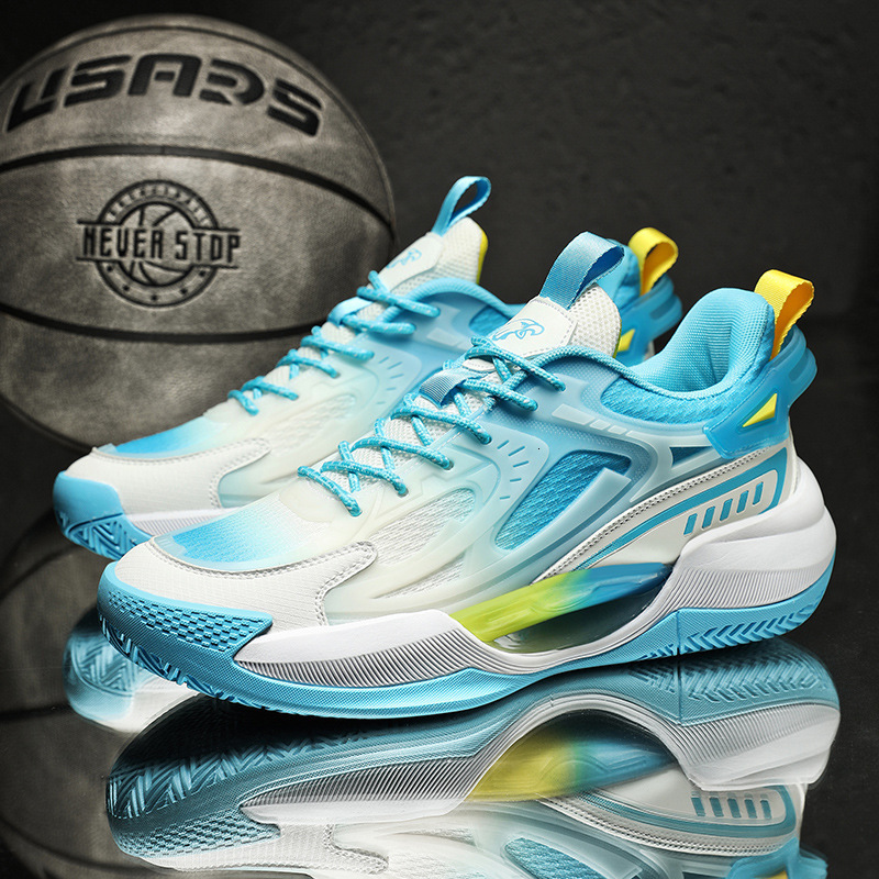 Luminous Fluorescent Friction Will Sound Basketball Shoes For Junior High School Students In Indoor And Outdoor Competition Training Sneakers for Men