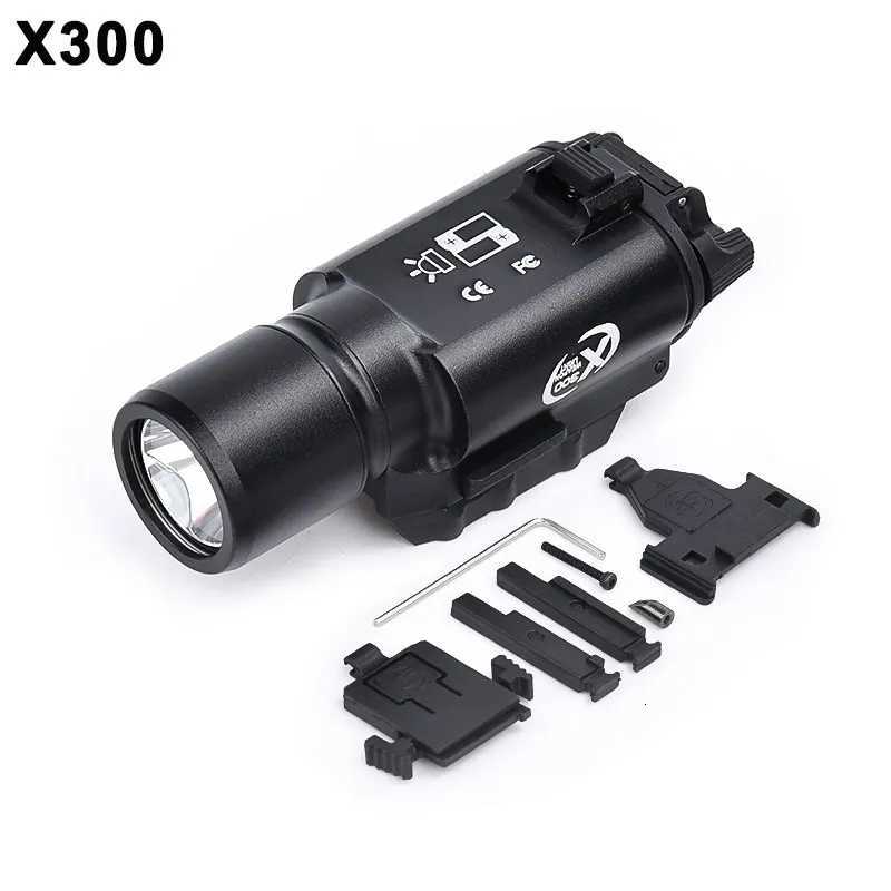 WADSN Metal Tactical X300U X300 Ultra XH35 X300UHB Pistol Light Hunting Scout Strobe Flashlight Accessories Fit 20mm RailXJ250905