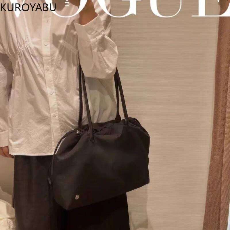 Simple Solid Color Shoulder Bag Handbag Casual Chic Top-handle Totes Female Large Capacity Shopping Street Zipper Bags for Womenluxury bag tote bag