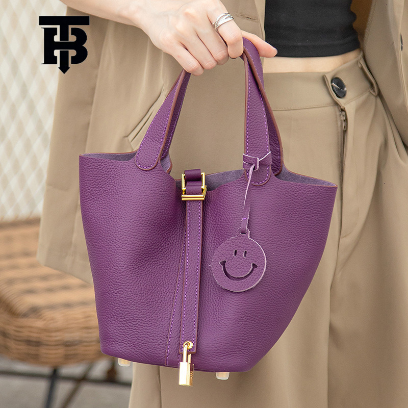 TB BHULAMTE Designer Bag 2025 New Bucket Bag Tote Bag Genuine Leather Handbag Mommy Bag Bride Luxury Bag Wedding Bag High-end Feel