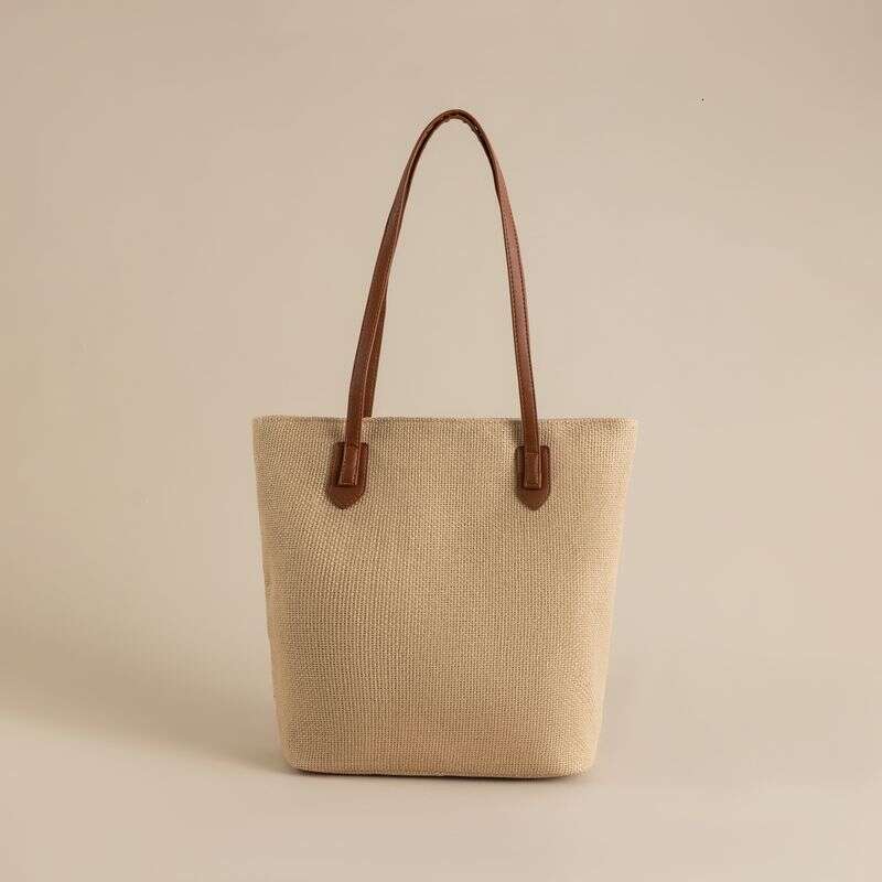 Linen Woven Tote New Large-Capacity Straw Seaside Vacation Versatile Beach Bag