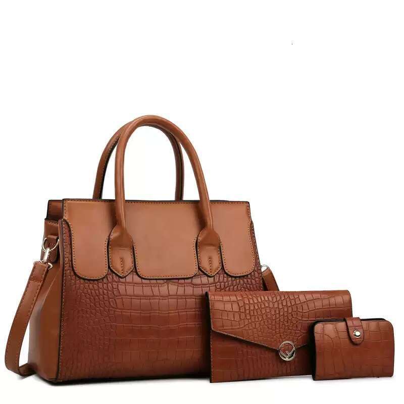 New Large Capacity Mother-Daughter Bag Three-Piece Set Women's Shoulder Crossbody Handbag