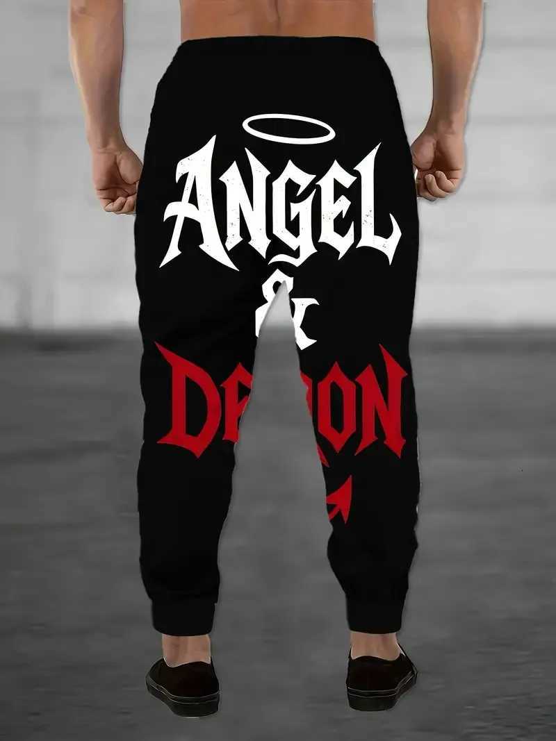 The new mens trousers for the autumn of 2025 are casual hiphop outdoor street and comfortable with 3D letter print patterns W250905