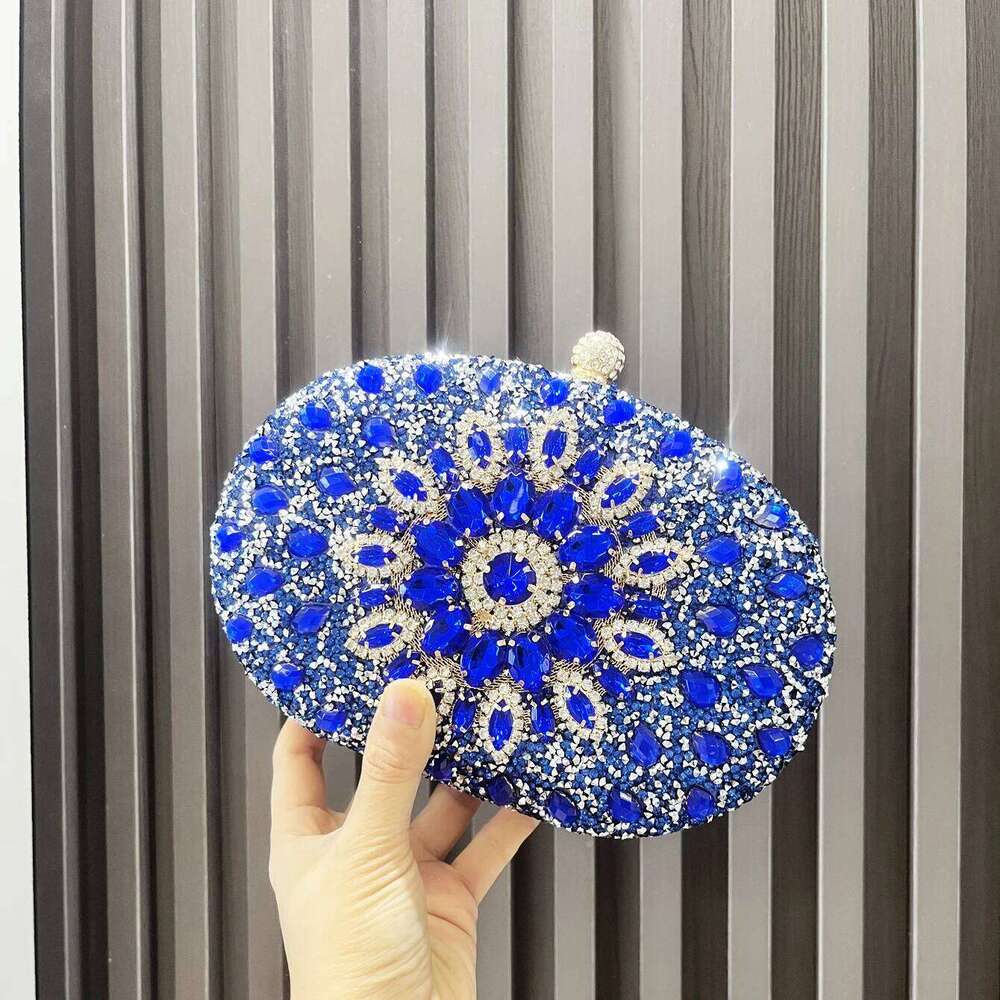 Designer Bags Handmade Rhinestones Evening Clutch Bag Purses And Handbag Designer Shoulder Shiny Crystal Clutch Purse Party Bag Luxury Bag