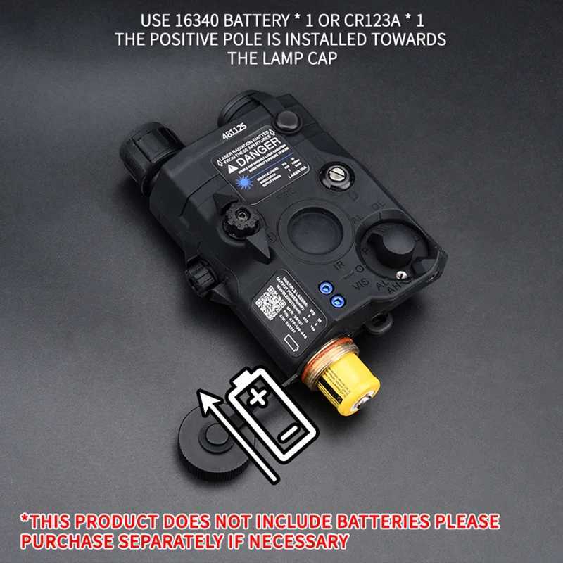 WADSN peq15 laser indicator PEQ 15 Set Green laser box flashlight dual control rat tail tactical flashlight Scout LightXJ250905