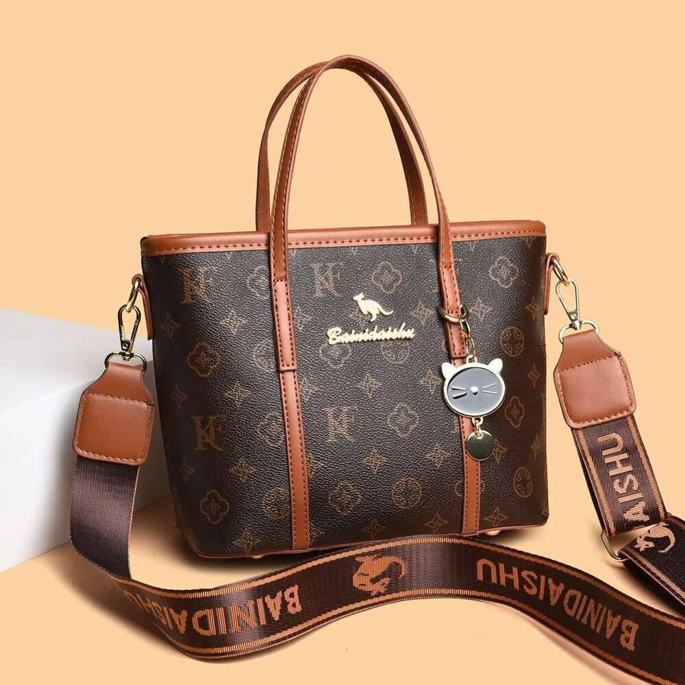 Fashion Designer Bags Luxury Handbags Letter Printed Single Shoulder Crossbody Bucket Bag 2025 New Fashionable Large Capacity Handbag for Women