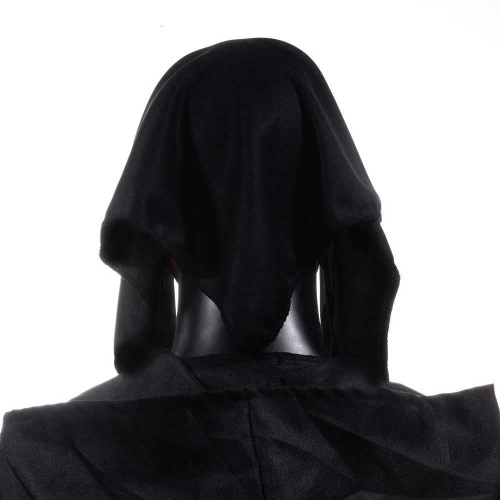 Funny Sexy Big Lips Nun Mask Cosplay Full Head Masks with Headscarf Halloween Carnival Party Costume PropsXJ250905