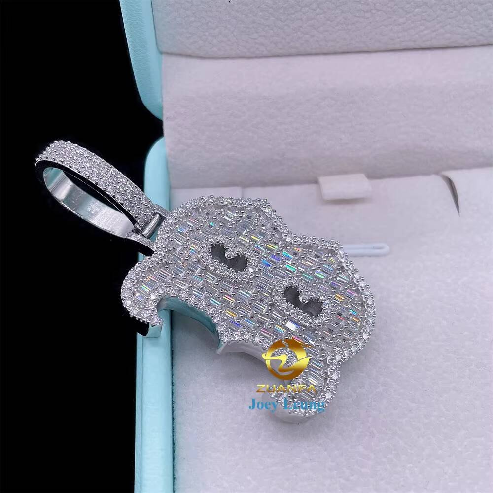 Pass Diamond Tester Silver 925 VVS Moissanite Pendant Hip Hop Jewelry Individual Letter Iced Out Pendant