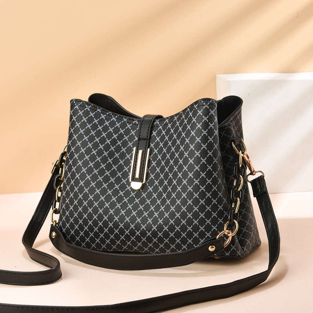 DHpet_wholesale Luxury Bucket Bag for Women Large Capacity Crossbody Shoulder Bag Multiple Compartments PU Leather Tote Purse