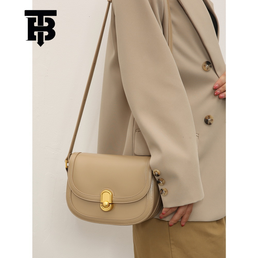TB BHULAMTE Designer Bag Soft Leather High-quality Texture Saddle Bag Versatile Underarm Bag Luxury Bag Crossbody Women's Bag Fashion Casual Nich