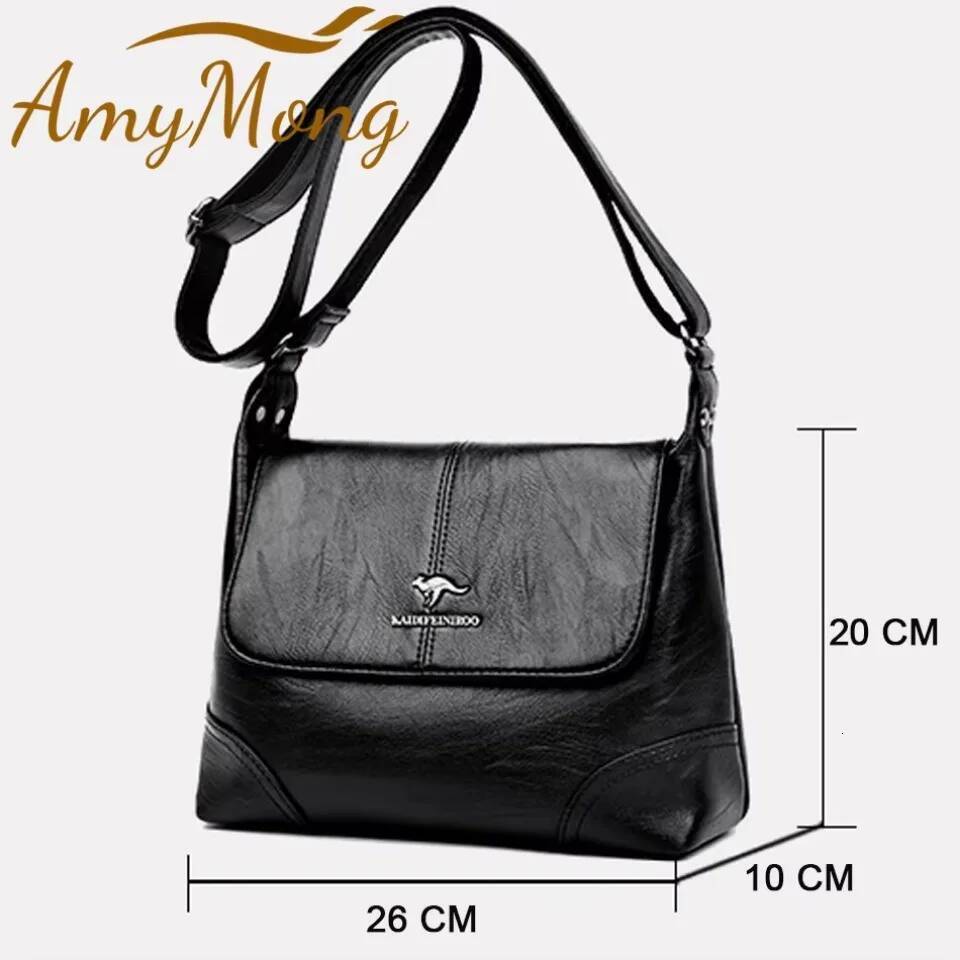 Super Quality Leather Designer Shoulder Bags Purses Women Classic Tote Bag Female Messenger Waterproof Crossbody Sac