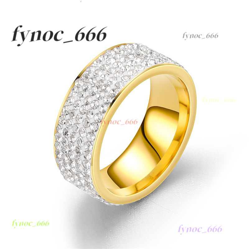 Hip Hop Fashion Mens Classic Stainless Steel Ring Silver Gold Plating Diamond Rings