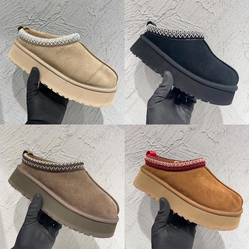 Men Women Tasman slippers Chestnut Sand tazz Slippers australia Ultra Mini Platform Boot Plush fur warm Suede snow boots Soft comfortable boots designer womens