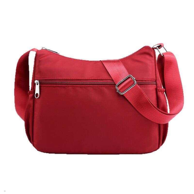 Fashionable Large Capacity Nylon Canvas Crossbody Women, Suitable for Middle-aged and Elderly Mothers, Multi-compartment Commuter Shoulder Bag