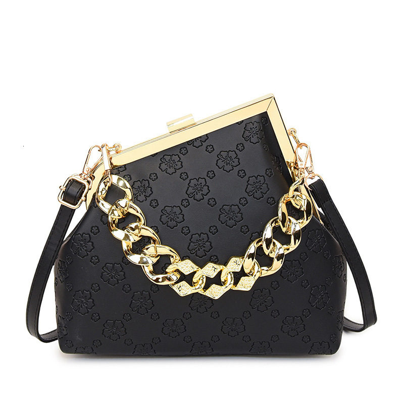 Luxury Brand Designer Bag New Chinese Style Gold Clasp Bag 2025 Summer New Trendy Chain Handbag Versatile Fashion Single Shoulder Crossbody Bag For Wo