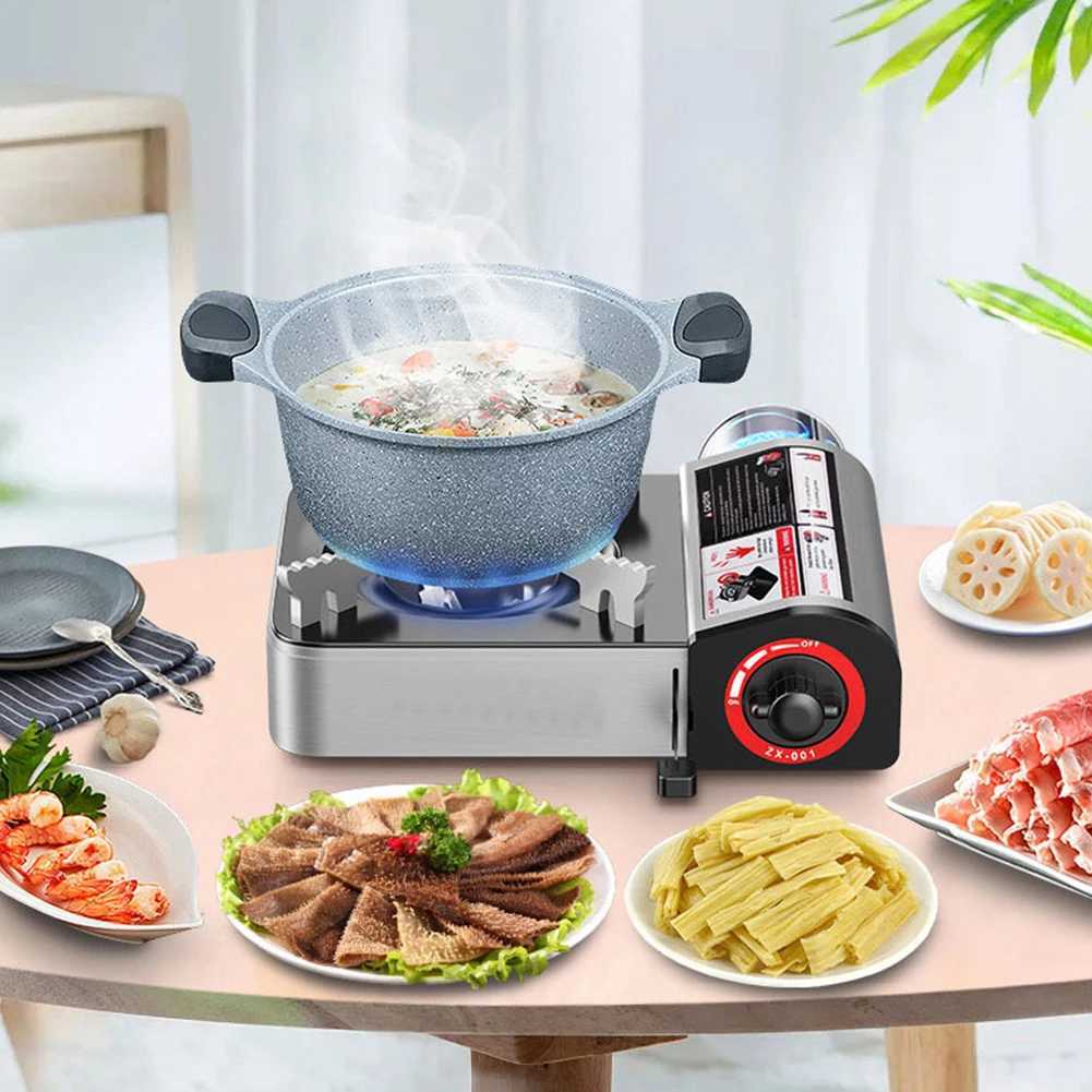 Portable Gas Stove Adjustable Butane Camping Stove Windproof SingleBurner Butane Stove for Camping TailgatingXJ250905 - view 4
