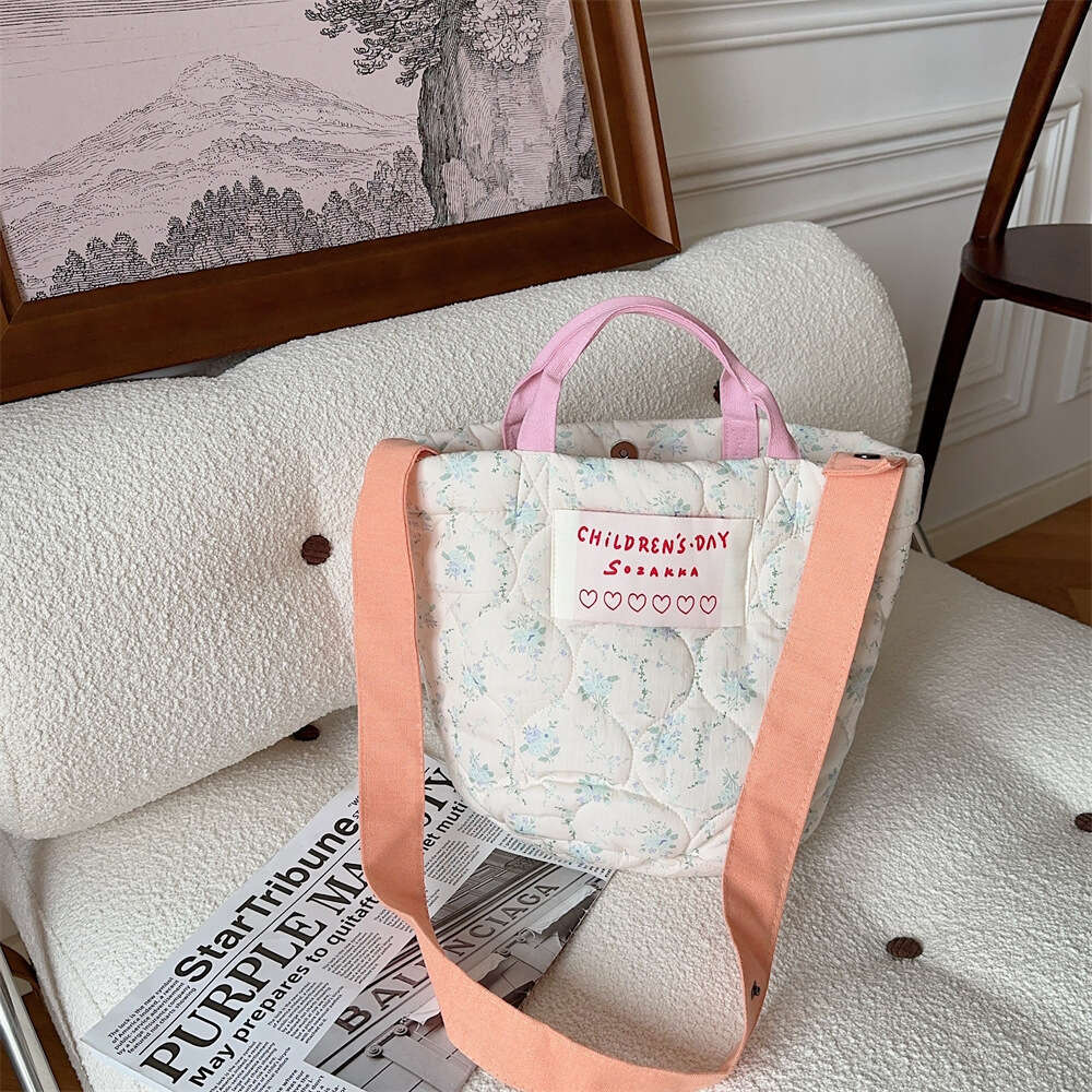 Zhao Lusi Same Style Large Capacity Milk Taro Purple Handbag Crossbody Mommy Bag