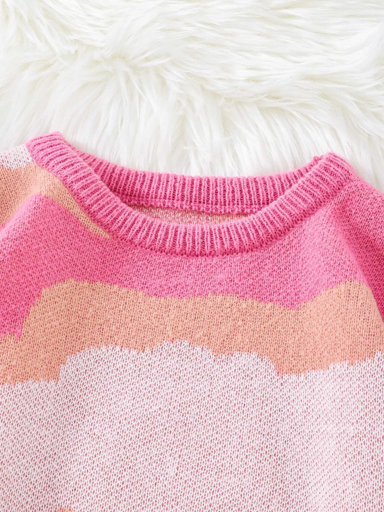 Autumn and Winter Cloud Jacquard Pattern Pullover Ripped Sweater Casual Round Neck Knitted Mens Pullover Z250905