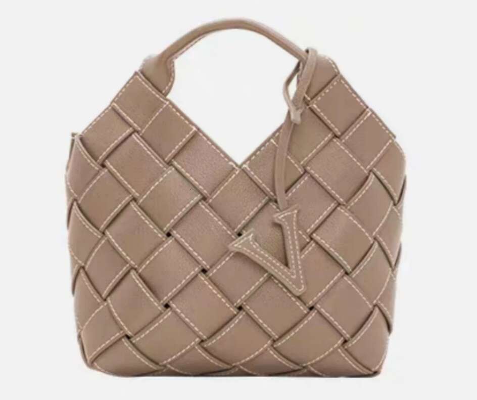 Designer Bags VERAFIED Woven Shoulder Crossbody Bag Melange Cowhide Handbag Hot Selling