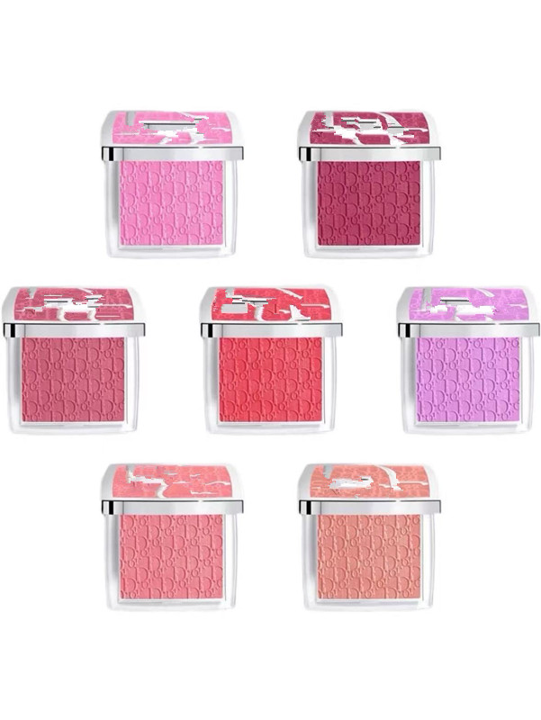 25 New product Backstage rosy glow embossed Monochrome Blush 001 012 063 077 103 pink candy toffee rosewood berry High Quality