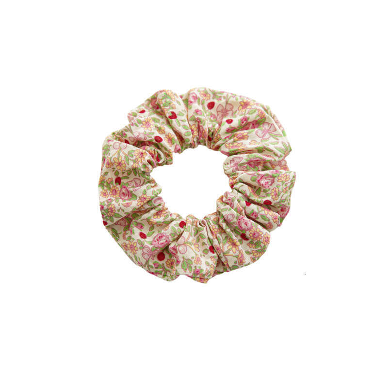 DHpet New Pure Cotton Printed Chunky Elastic Hair Ties for Cross - border Sales