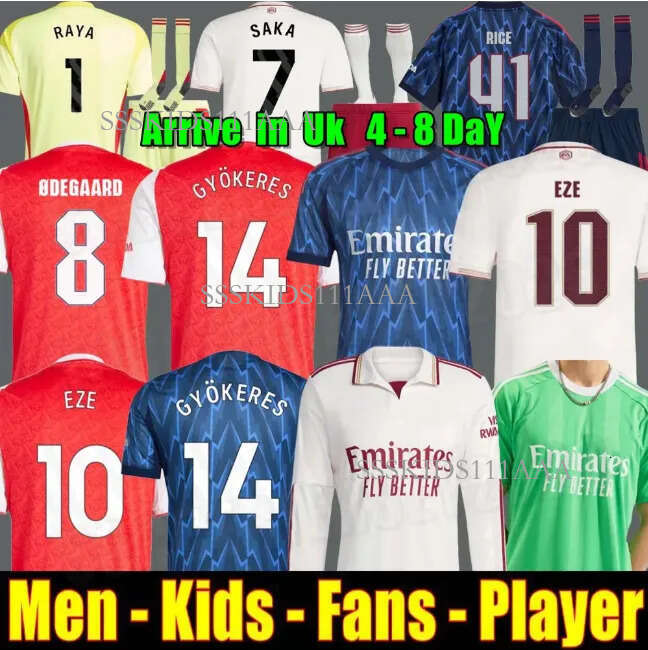 25 26 Arsenal Football Kits Baby Clothing Kids Children Outdoor Apparel 2025 2026 Jerseys Arsenall Jersey Saka ODEGAARD HAVERTZ RICE SMITH ROWE G.Jesus