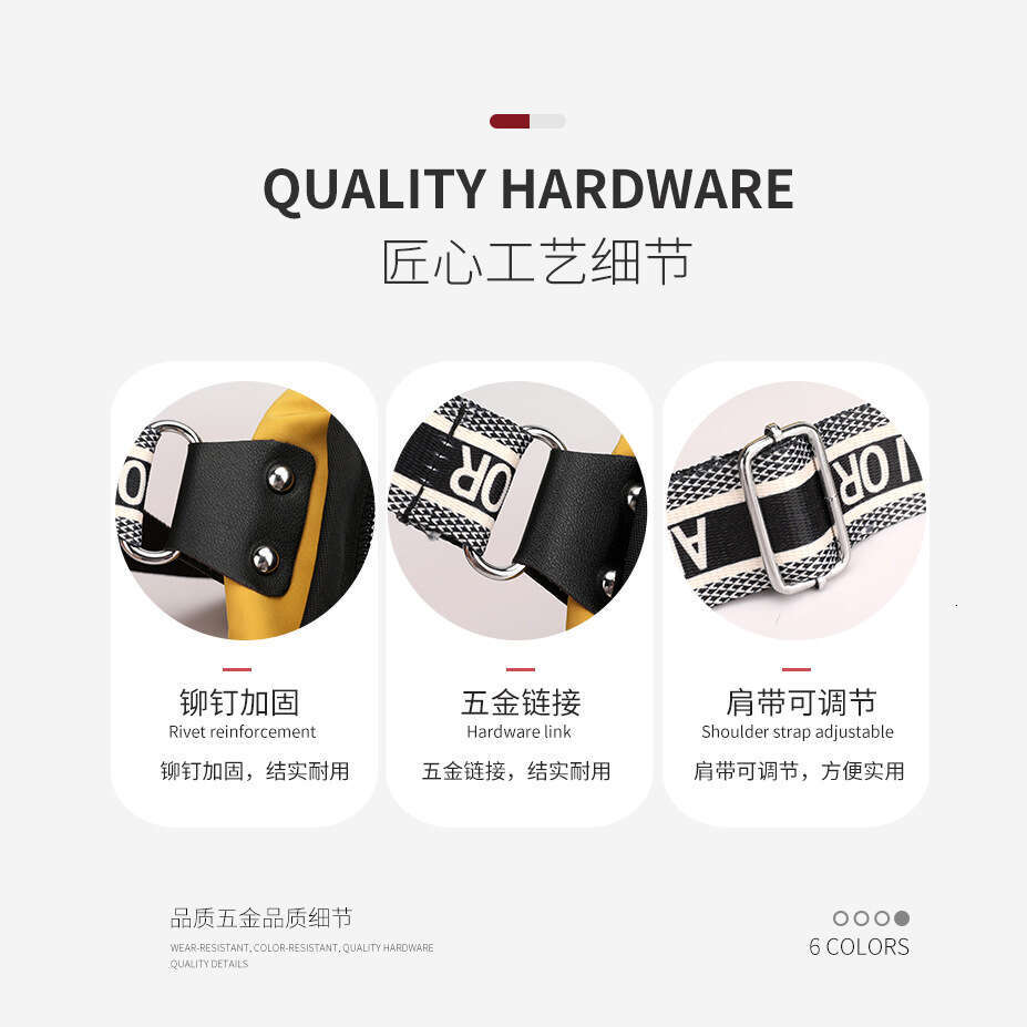 New Nylon Fashion Single Shoulder Colorful Mini Shell Trendy Versatile Crossbody Hot-Selling Women's Bag Trend