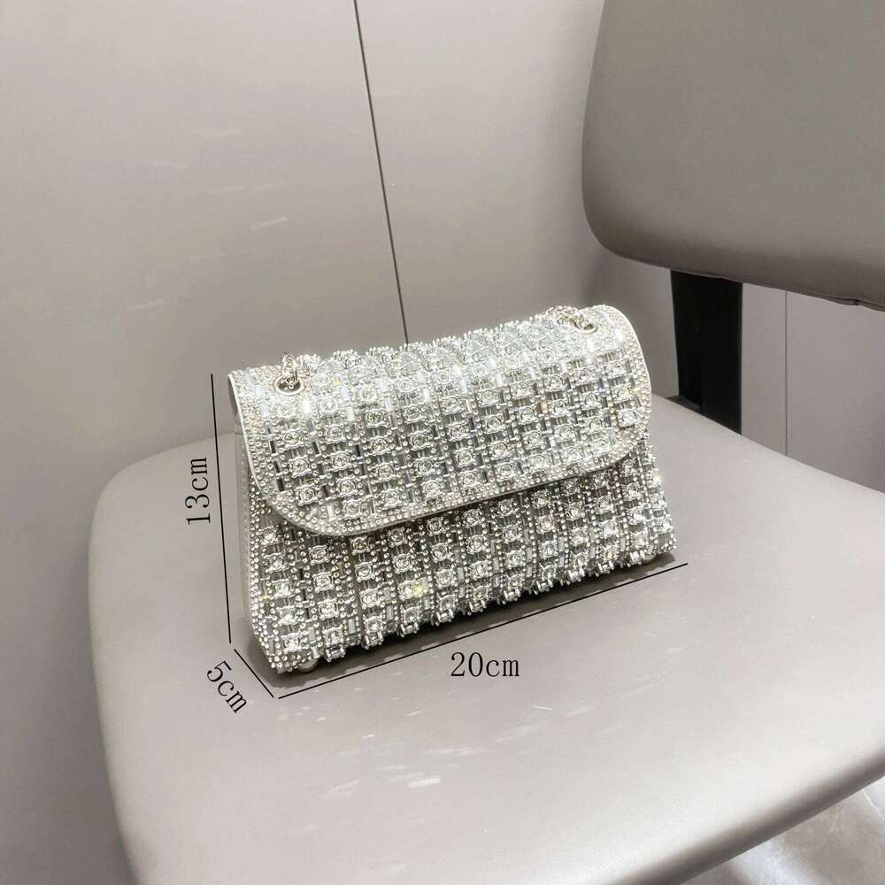 Designer Bags Rhinestones Evening Clutch Bag Purses And Handbag Designer Shoulder Shiny Crystal Clutch Purse Woman's Bag Luxury Bag