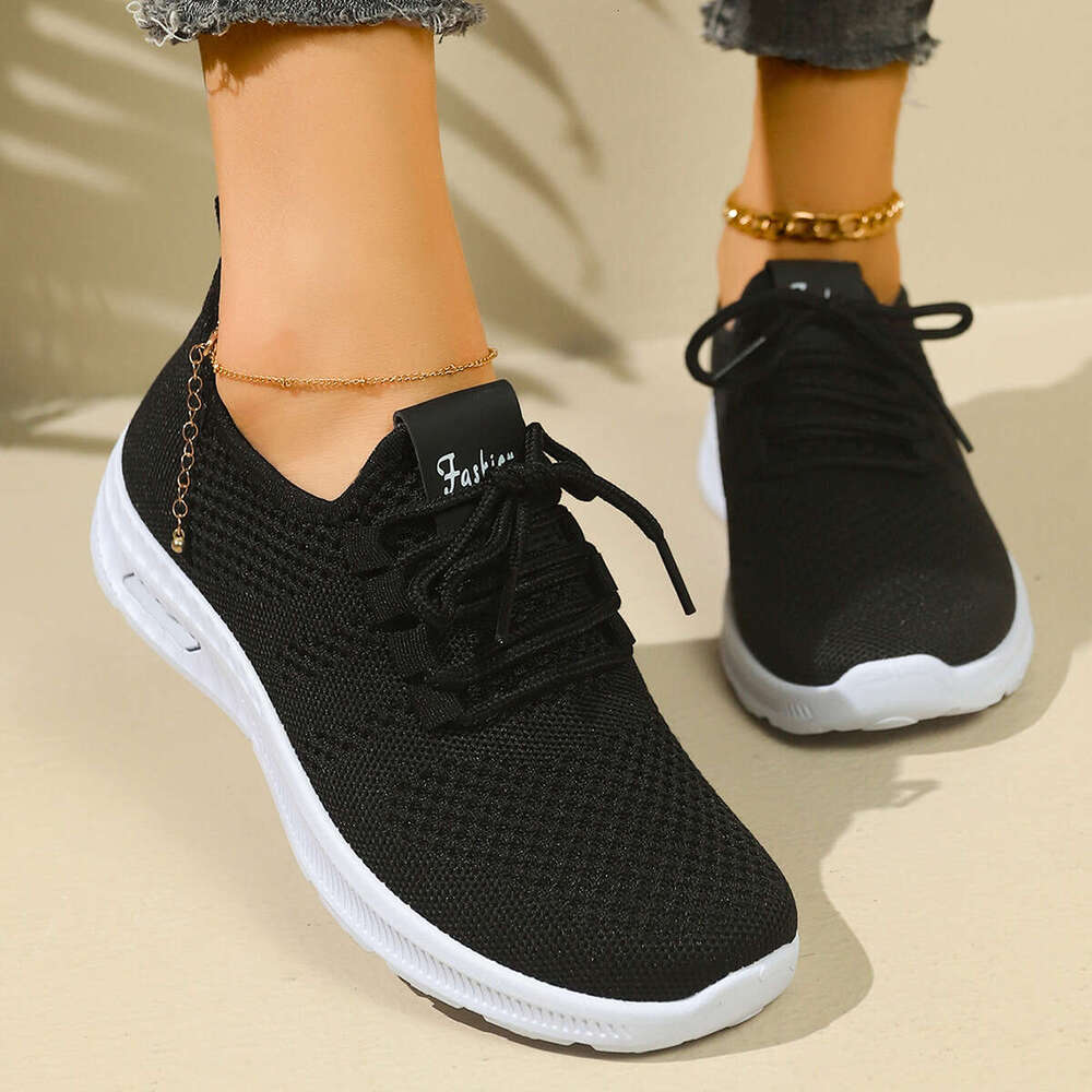 36-41 Large Size Summer New Fashion Casual Sneakers Single Designer Shoe Flyknit Women's Shoes
