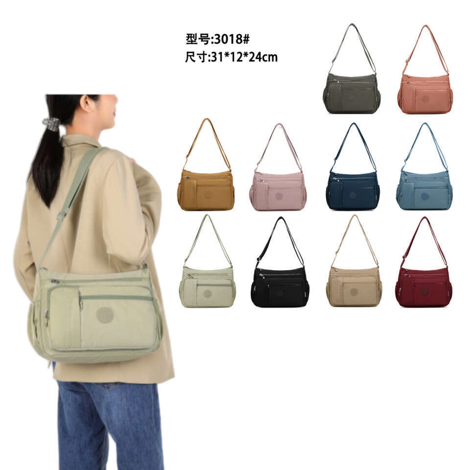Casual Travel Mommy Water-Resistant Nylon Crossbody Bag