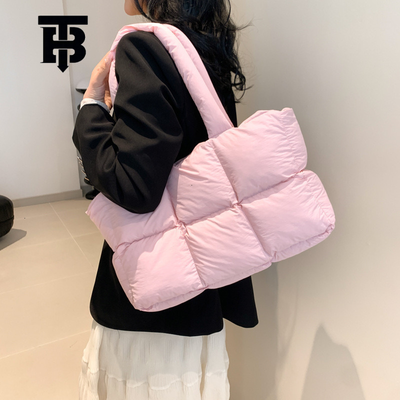 Luxury Bag TB BHULAMTE Designer Bag Large Capacity Casual Shoulder Underarm Bag Down Jacket Bag Fashion Versatile Cloud Tote Bag Puff Bag Wholesale