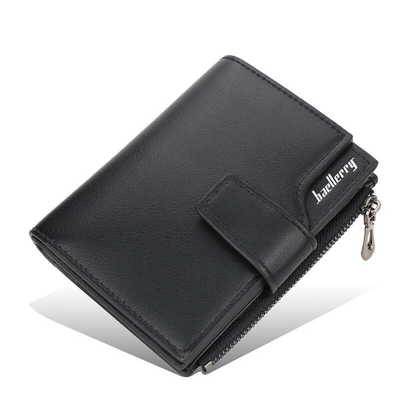 New Zipper Short Large Capacity Leather Wallet Trendy Multi-Card Slot High-End Feel Women's Coin Purse