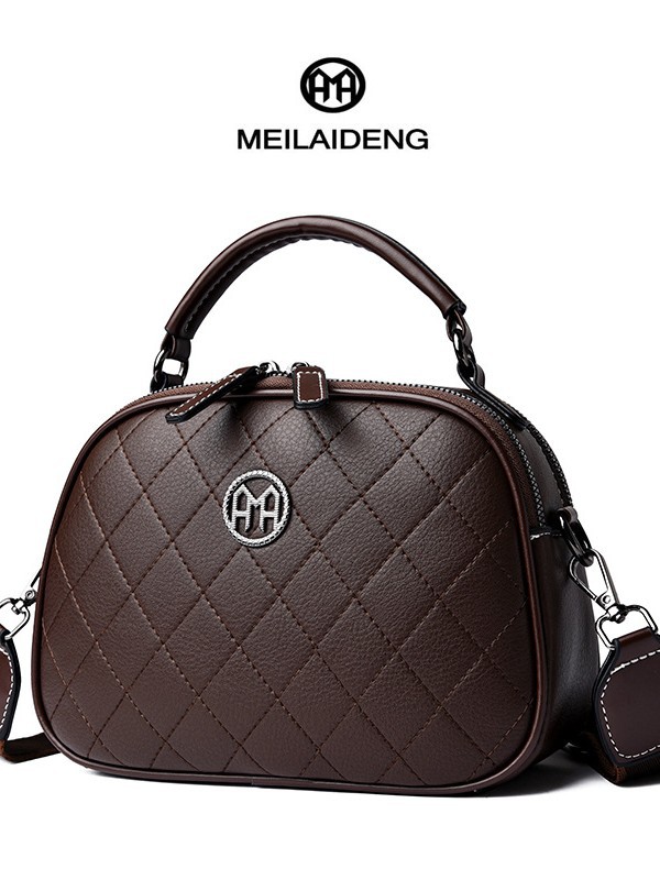 Popular Autumn And Winter Handbags Shoulder Crossbody Girls Popular Dia-Pattern Embroidered Thread Bags For Women