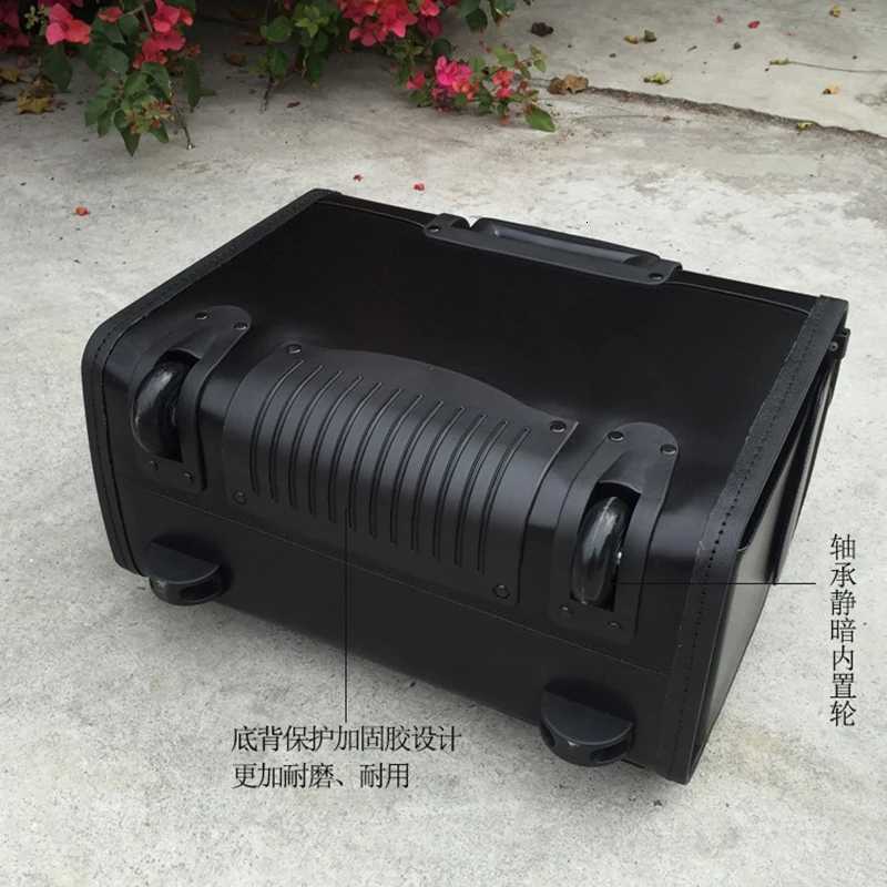 Captain Pilot Trolley Luggage Genuine Leather Flight Suitcase Flight Attendant Air Case Lawyer Business Checkin Box 1819 Inch Z250905