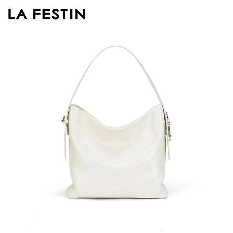LA FESTIN Original Handbag Women 2025 New Bucket Fashion Leather Shoulder Designer Crossbody Bag
