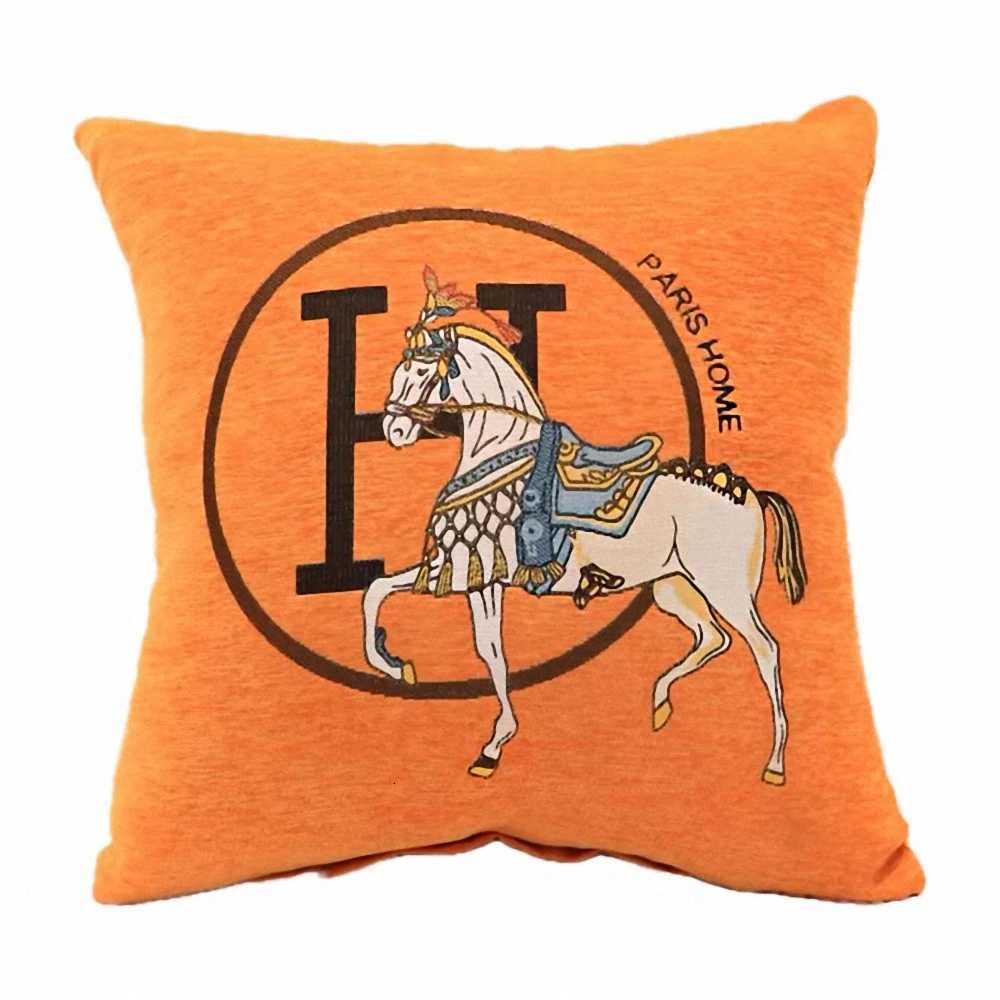 Luxurious Light luxury embroidered pillowcase Square living room Sofa cushion Cervical Pillow Sleeping Pillow Dormitory Pillow Household Y251105