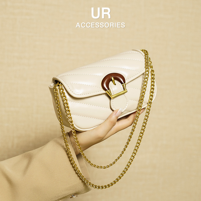 2025 New Classical Style Crossbody High-End Commuting Shoulder Bag, Women's Dia Grid Chain Bag fashion Designer