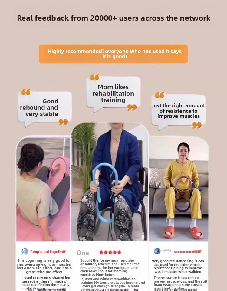 Middle-aged Elderly, and Arm Muscle Building, Yoga Pilates Bands, Resistance Bands for Leg Training