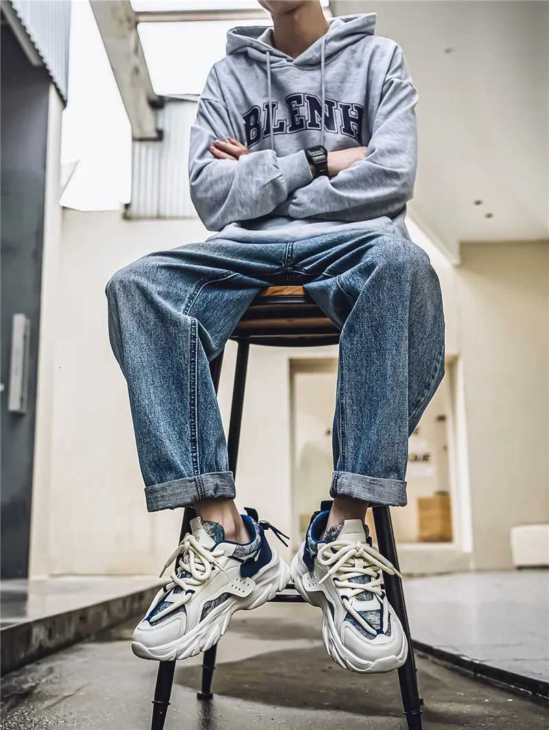 Mens Shoes Comfortable Soft Soled Breathable Casual Shoes New Height Increasing Fashionable Versatile Running Shoes For Men Z250905