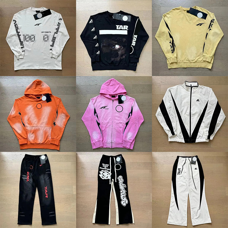 Designer mens hoodies sweatshirt street pattern print casual loose hooded pullover sweater suit unisex streetwear pants streetwear washed hoodeds sweatshirts