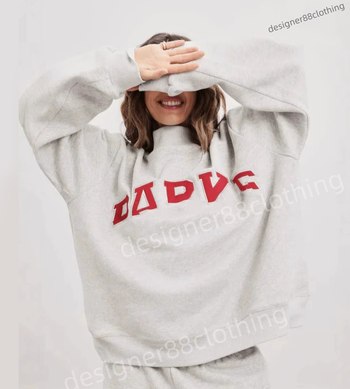 parke sweatshirt designer hoodies womens autumn hoodie parka hoodies sweatshirts new letter print hooded loose fleece hoodies mock neck sweatshirt pullover top